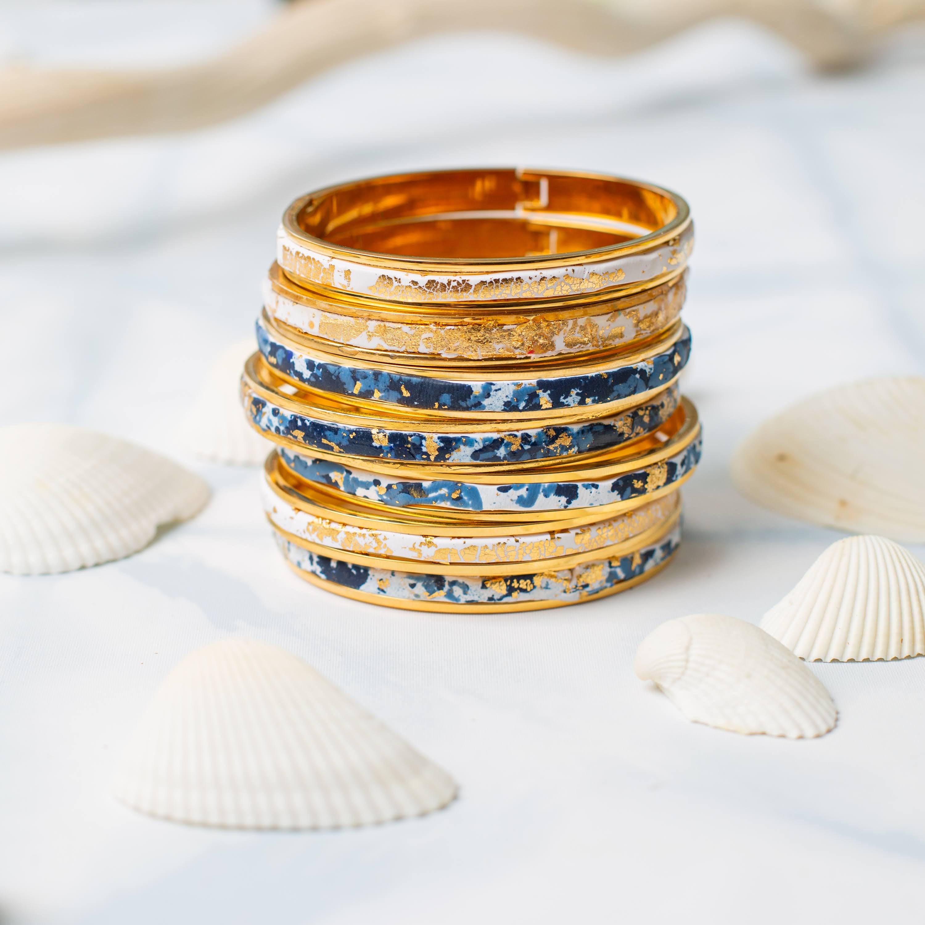 Lumino ColorPop Gold Bangle