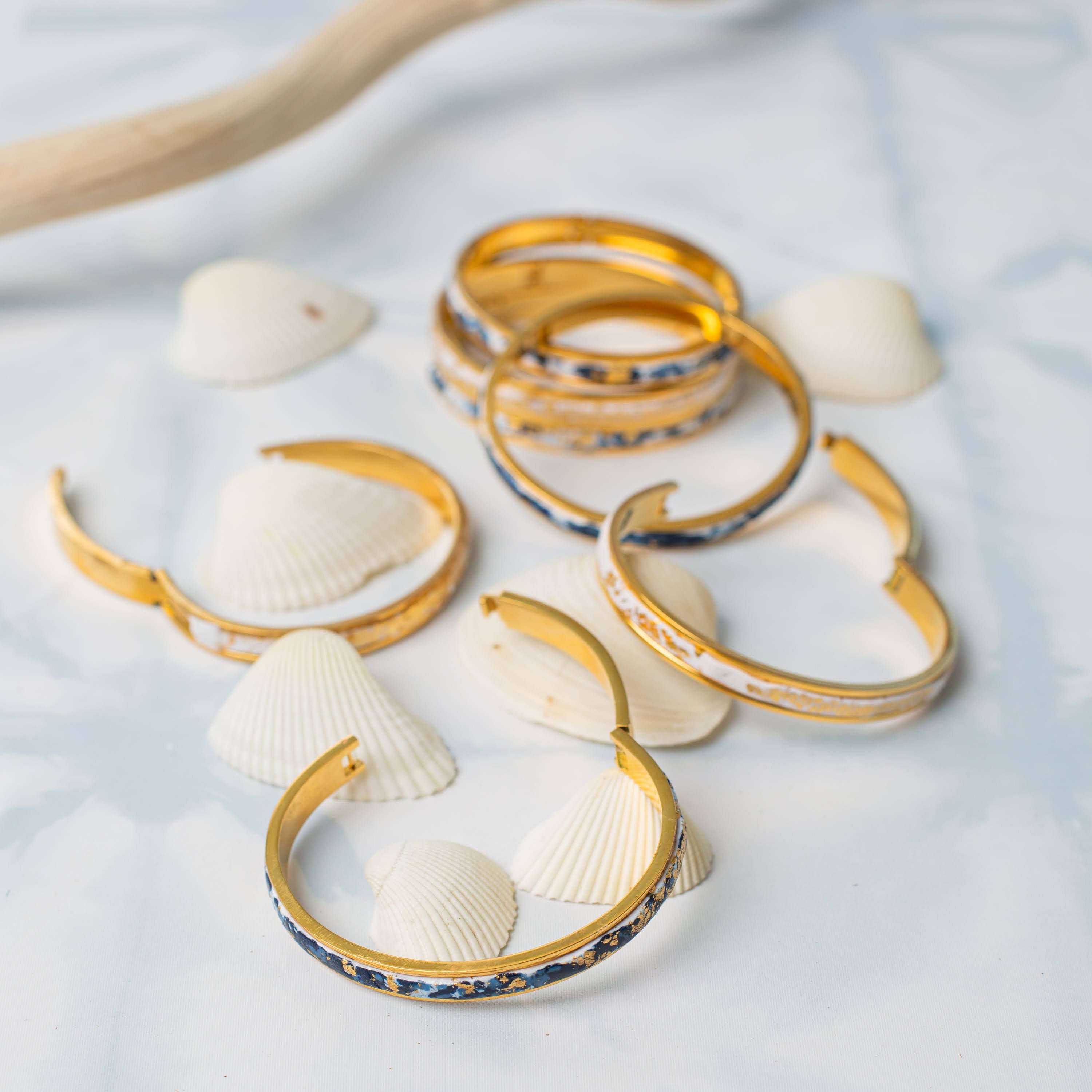Lumino ColorPop Gold Bangle