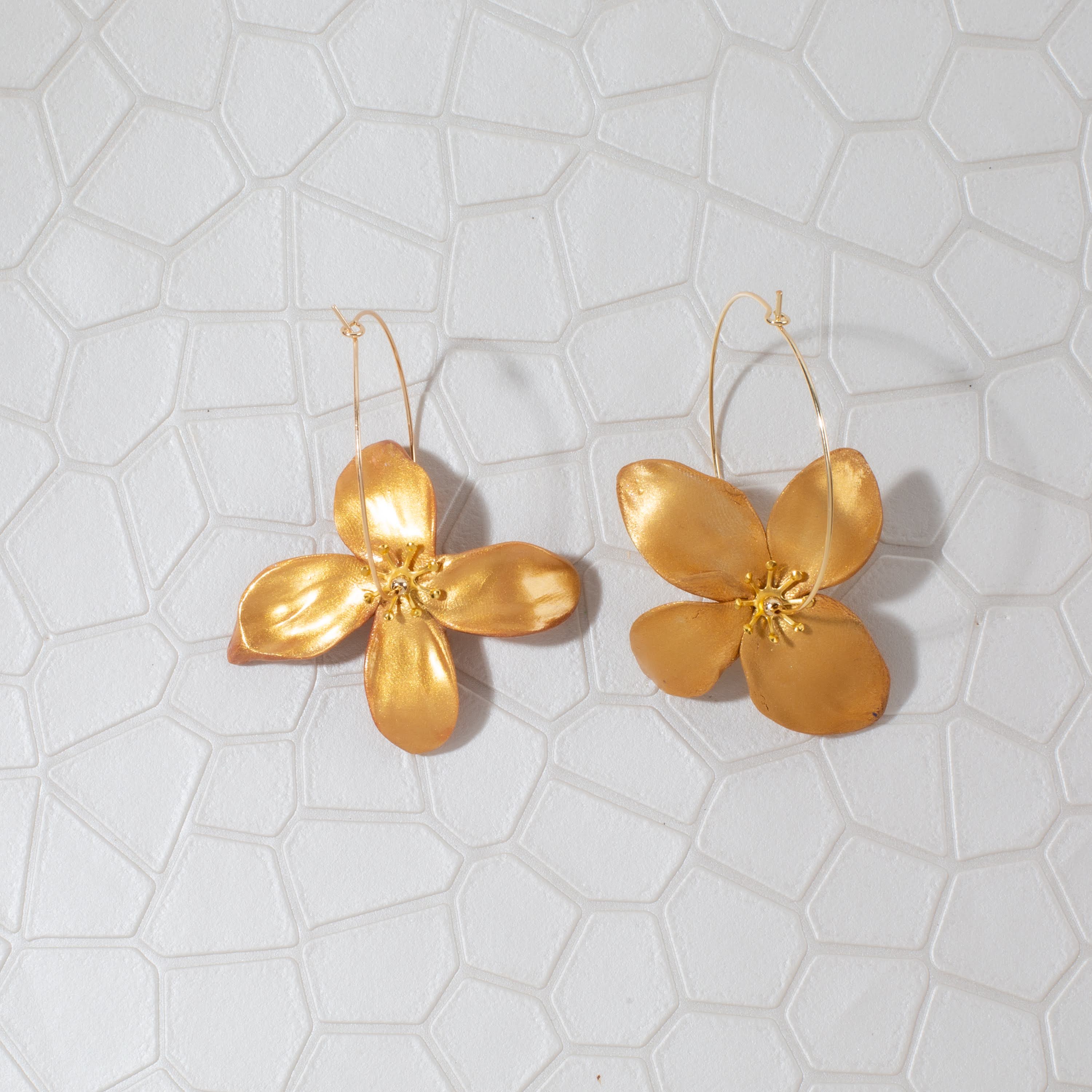 Beautiful golden earings 2