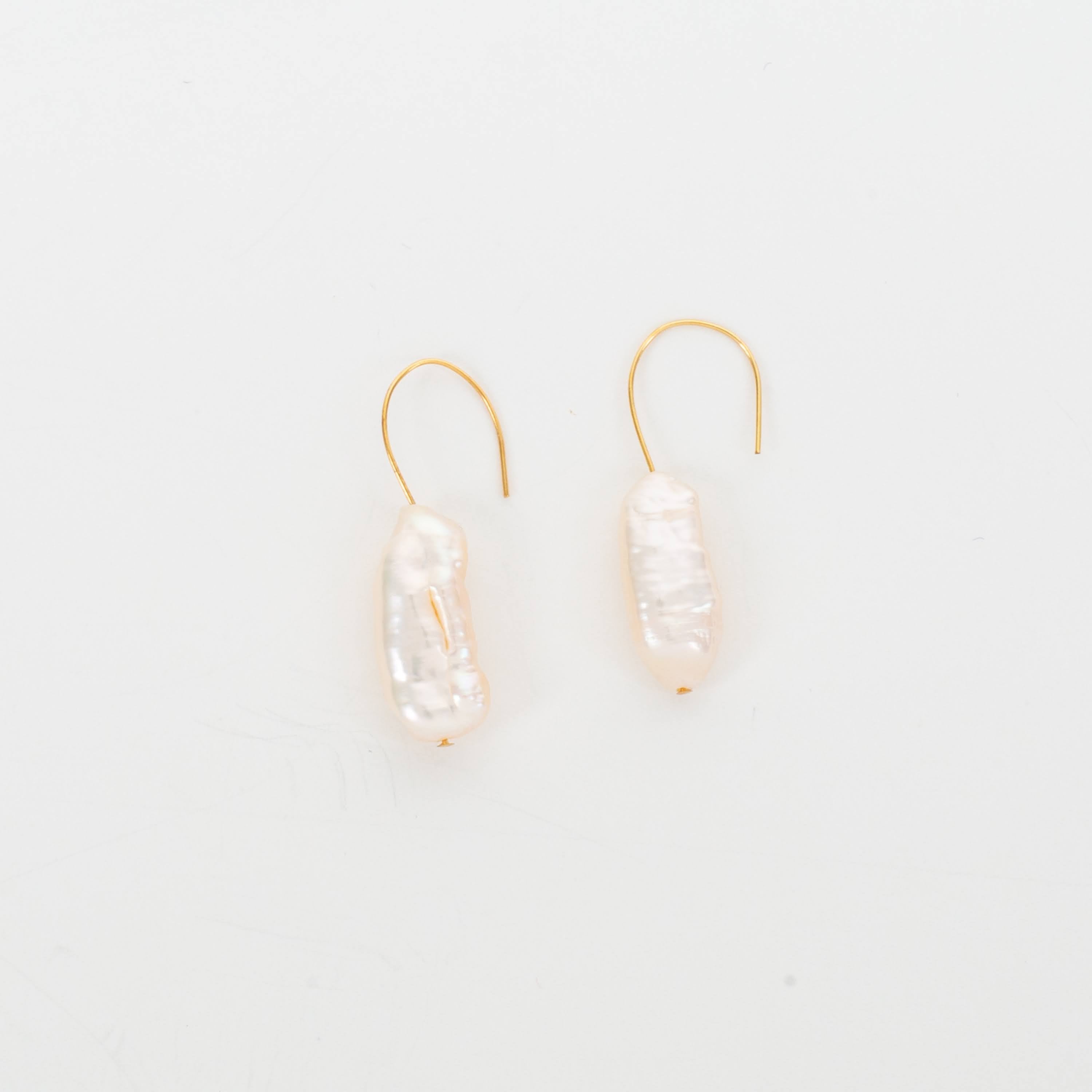 Aura Pearl Drop Earrings