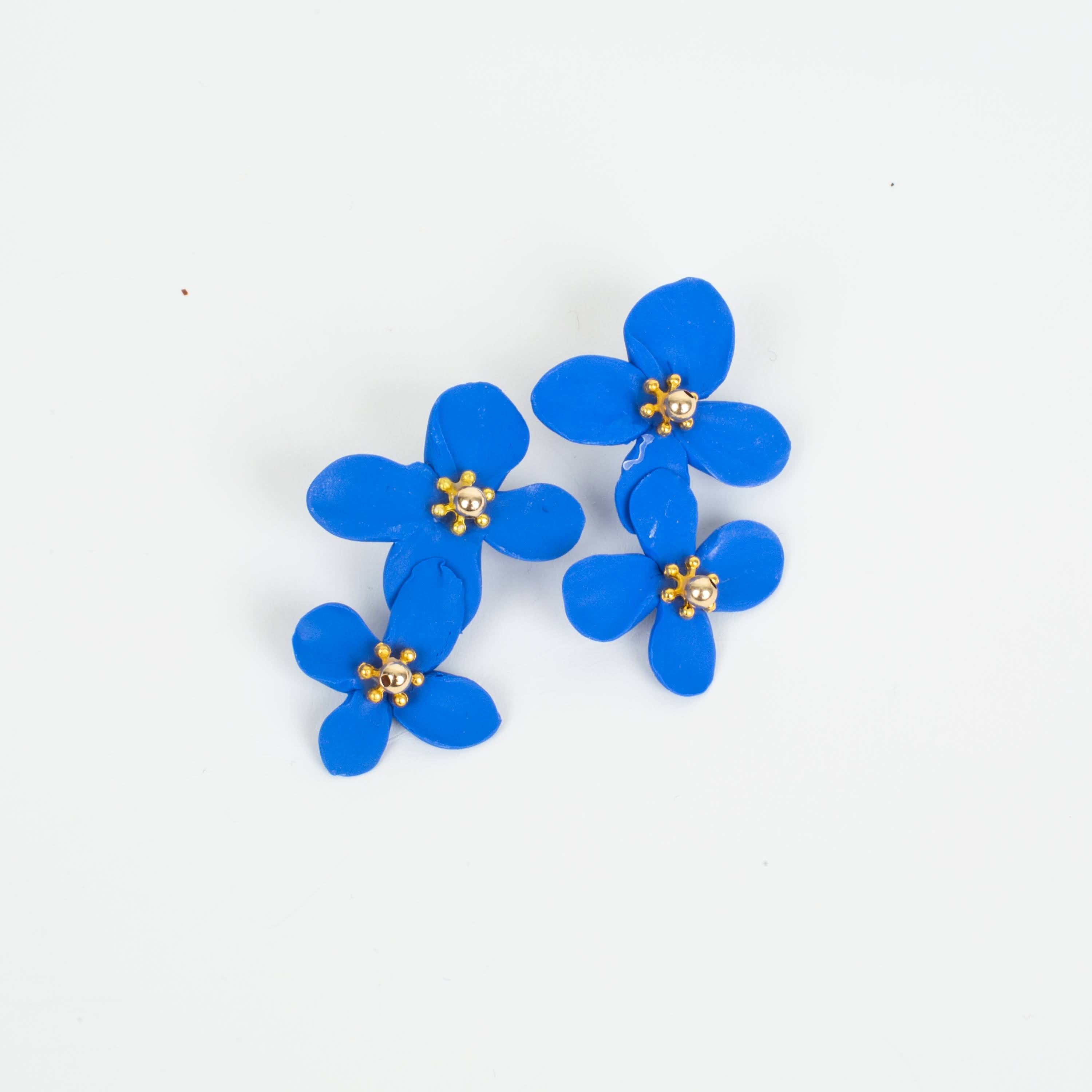 Double Drop Charleston Flower Earring