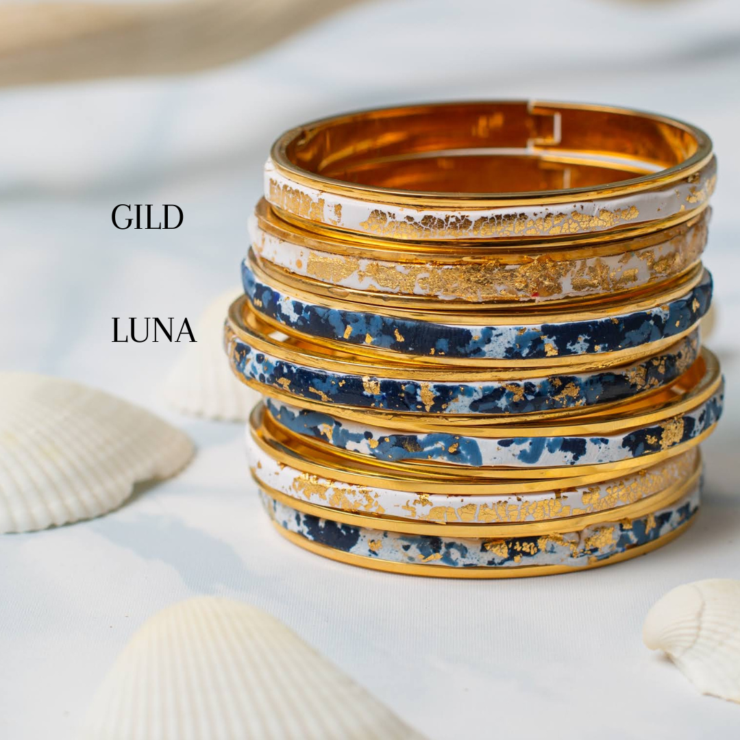 Lumino ColorPop Gold Bangle