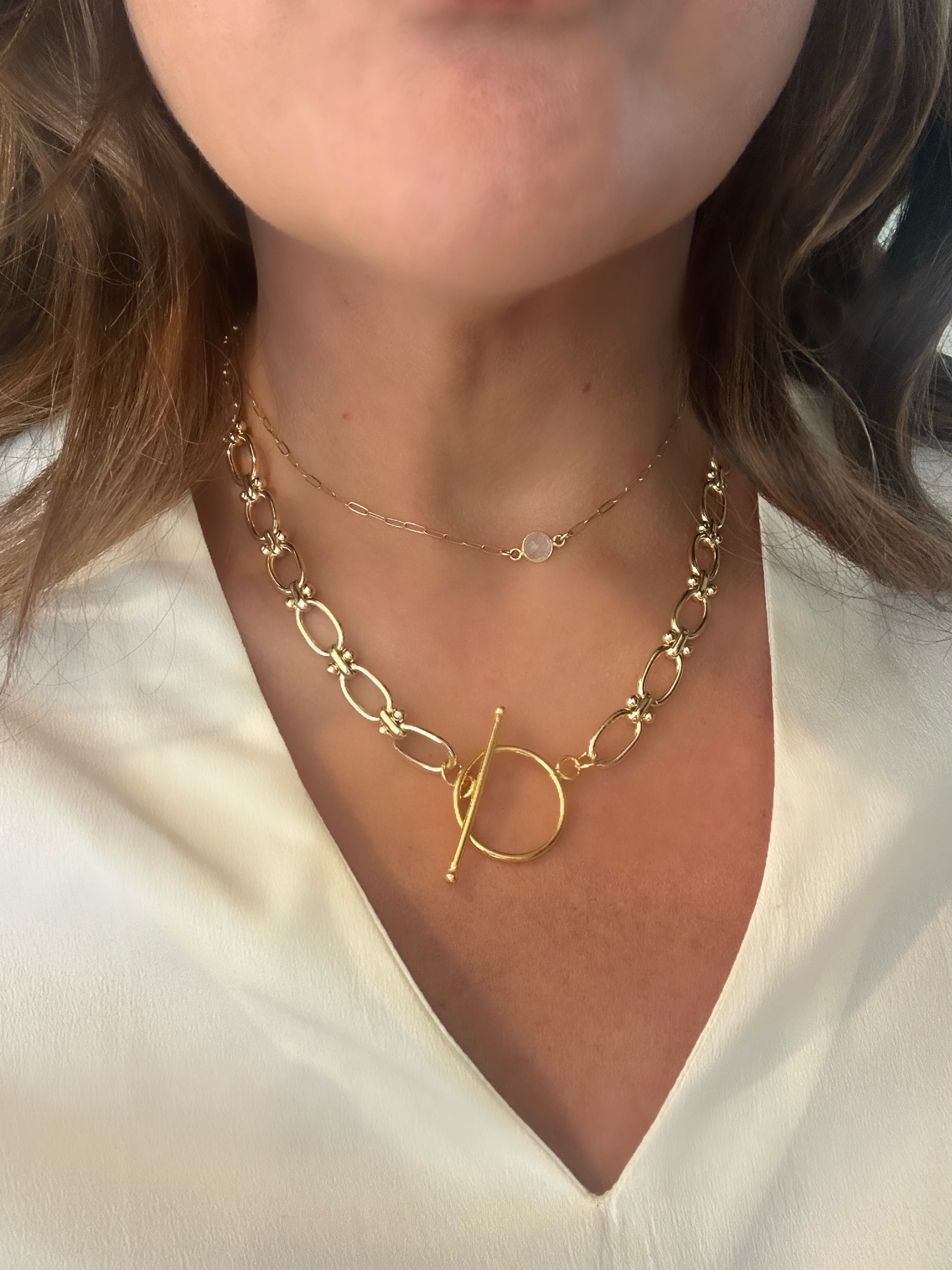 Harper Statement Toggle Necklace