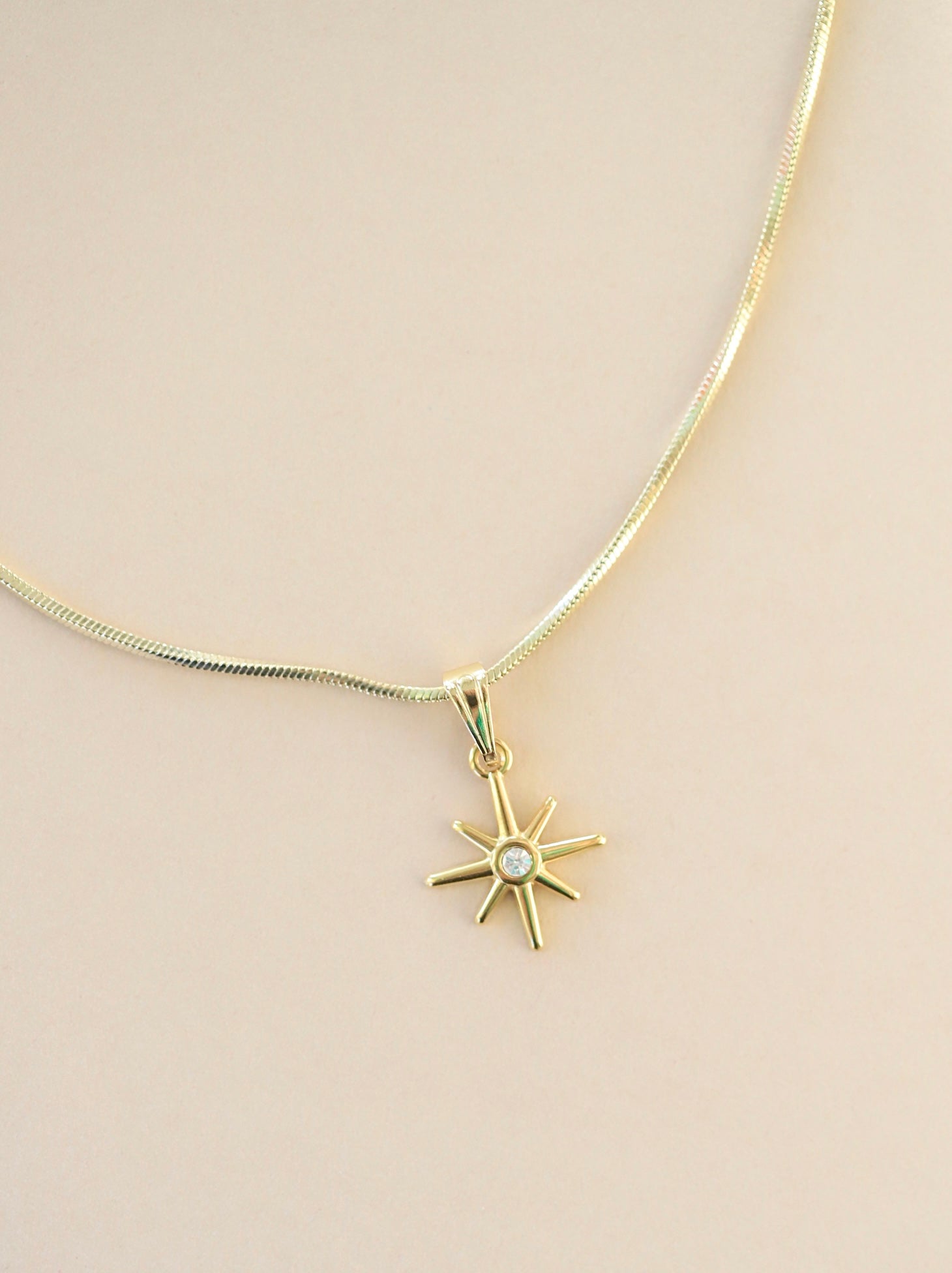 North Star Petite Pendant Necklace