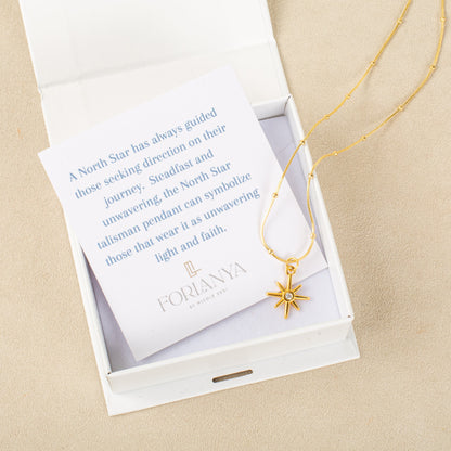 North Star Petite Pendant Necklace