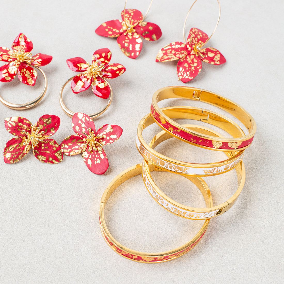 Holiday Gift Bangle Bracelet Trio