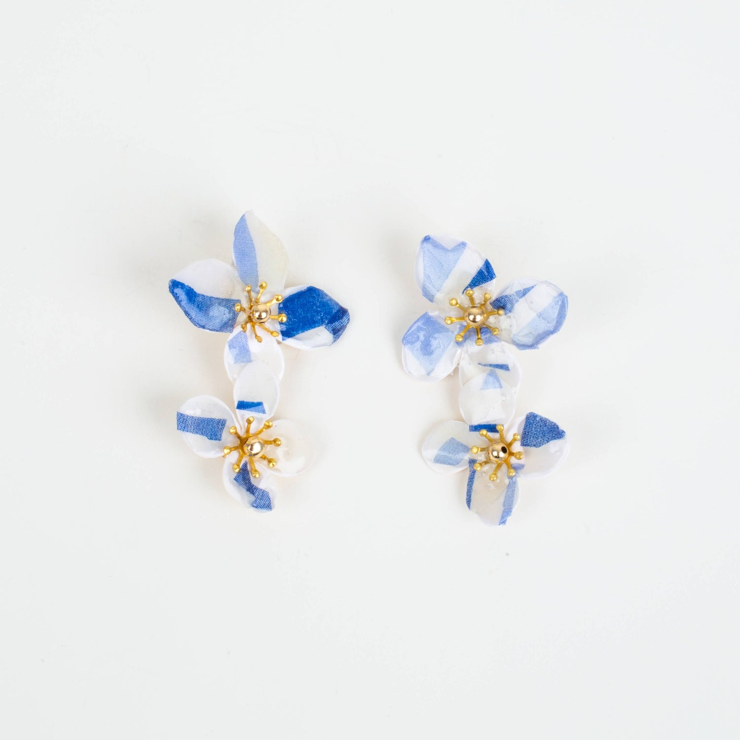 Double Drop Charleston Flower Earring