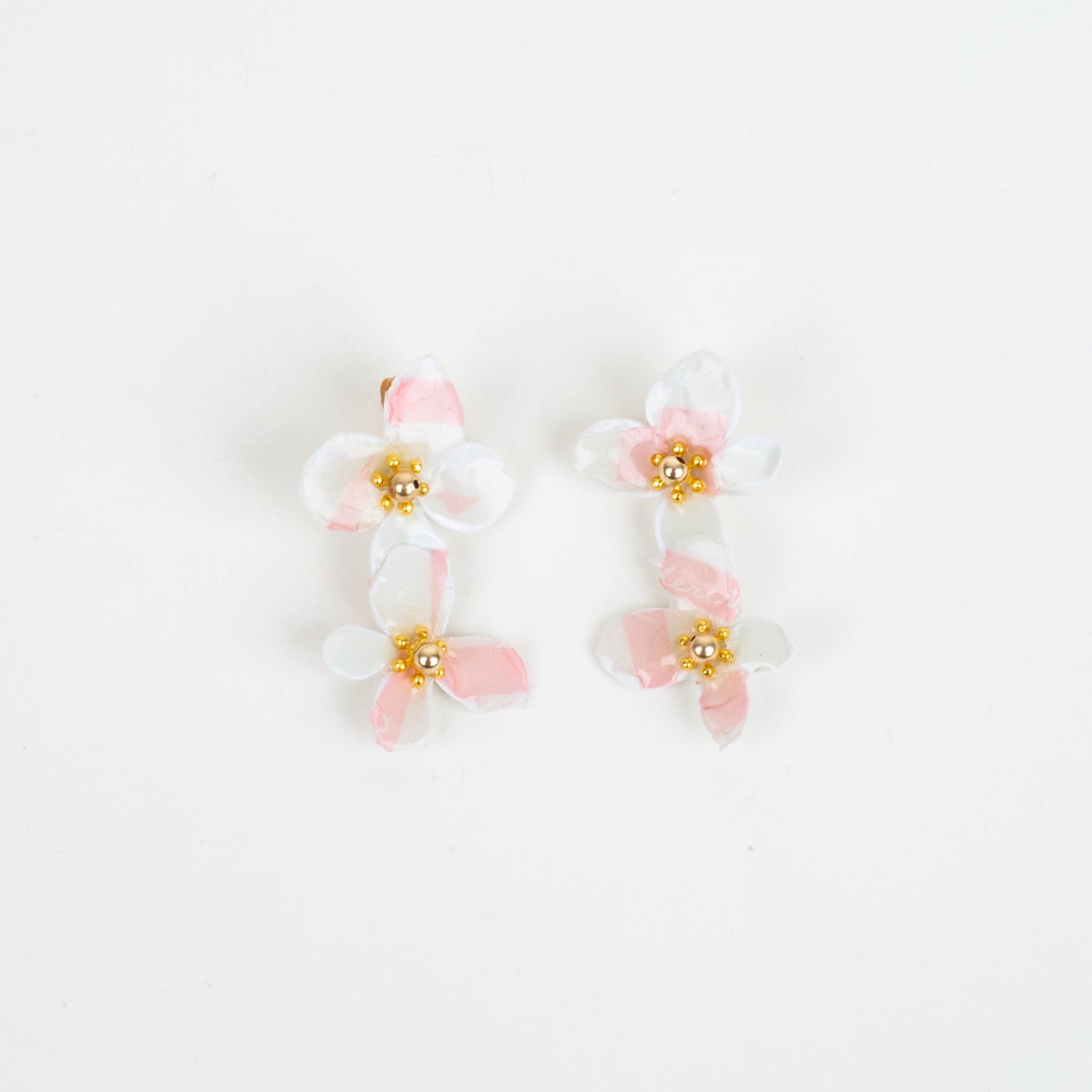 Double Drop Charleston Flower Earring