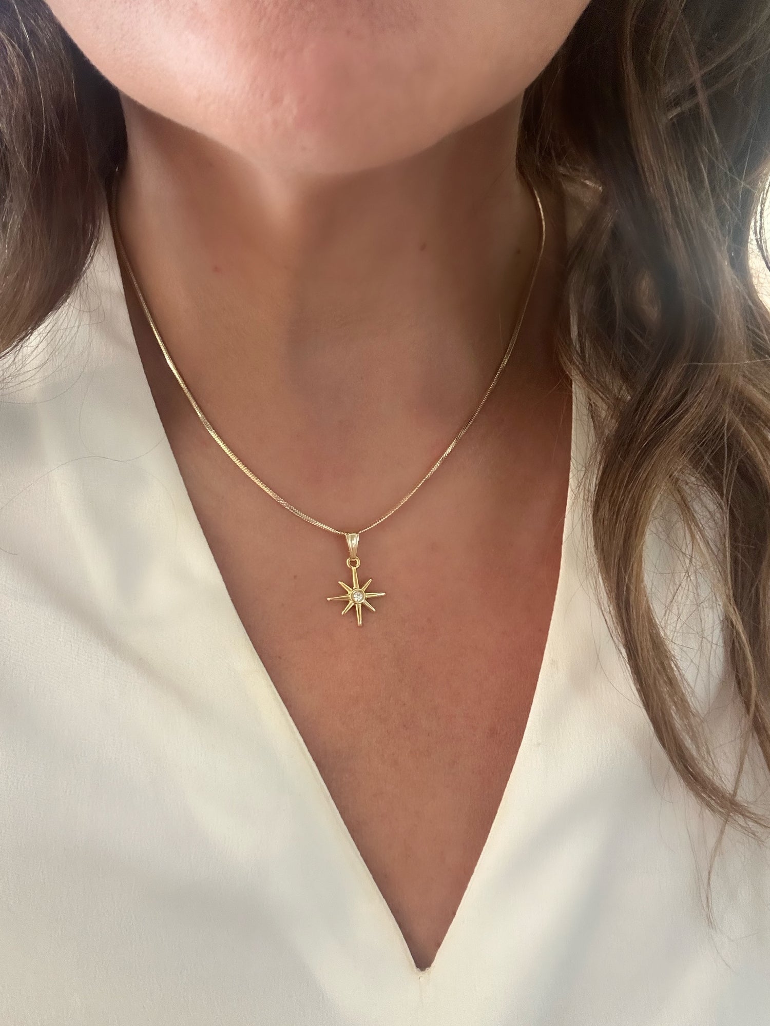 North Star Petite Pendant Necklace
