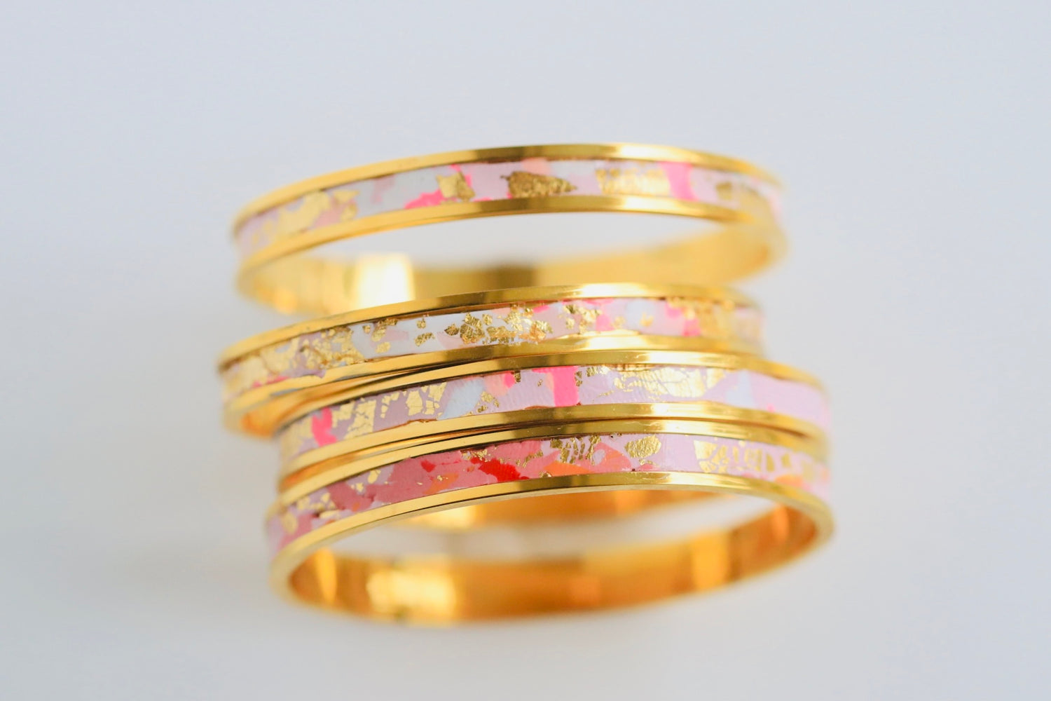 Lumino ColorPop Gold Bangle