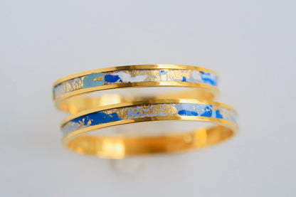 Lumino ColorPop Gold Bangle