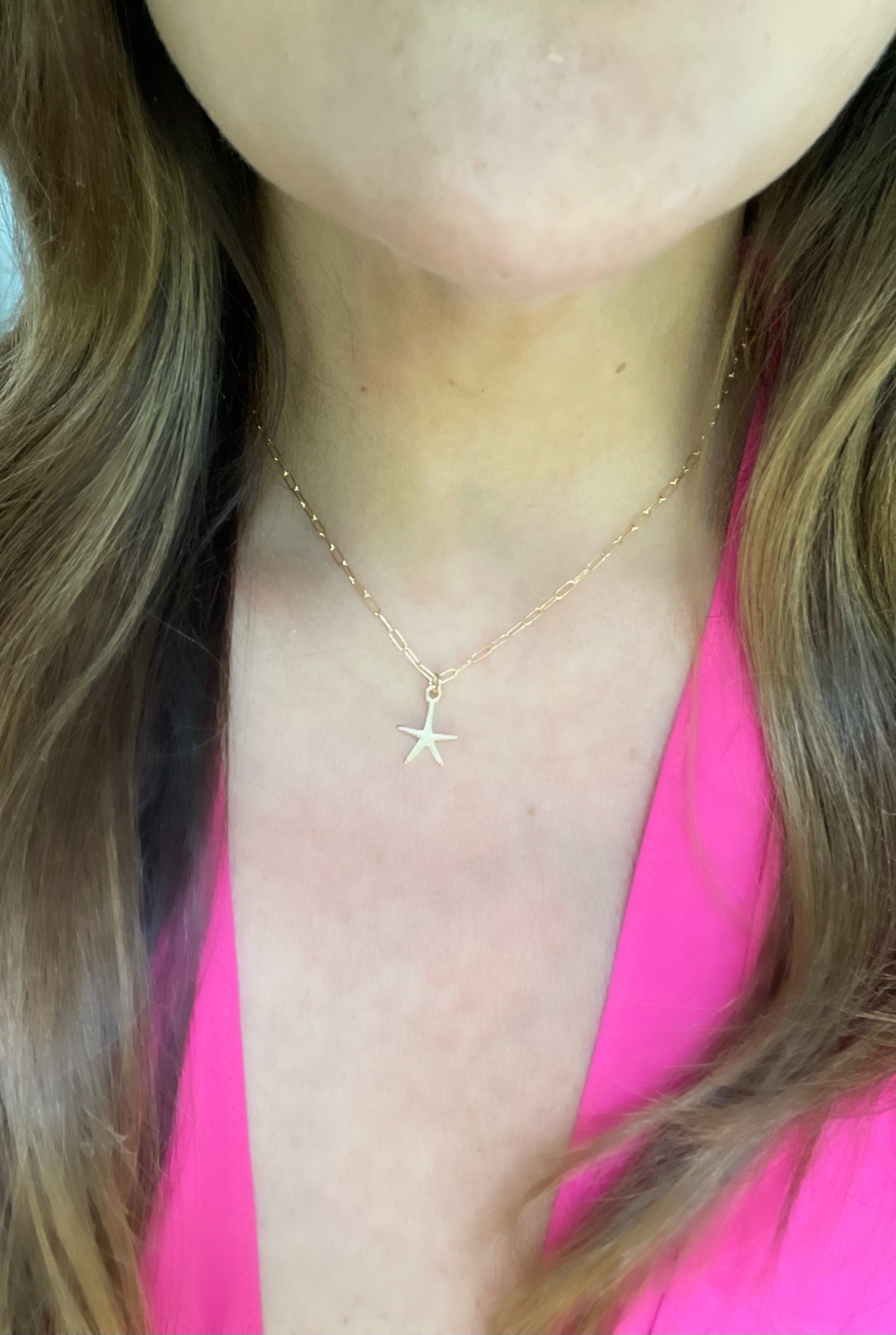 Starfish 18K Goldfill Necklace
