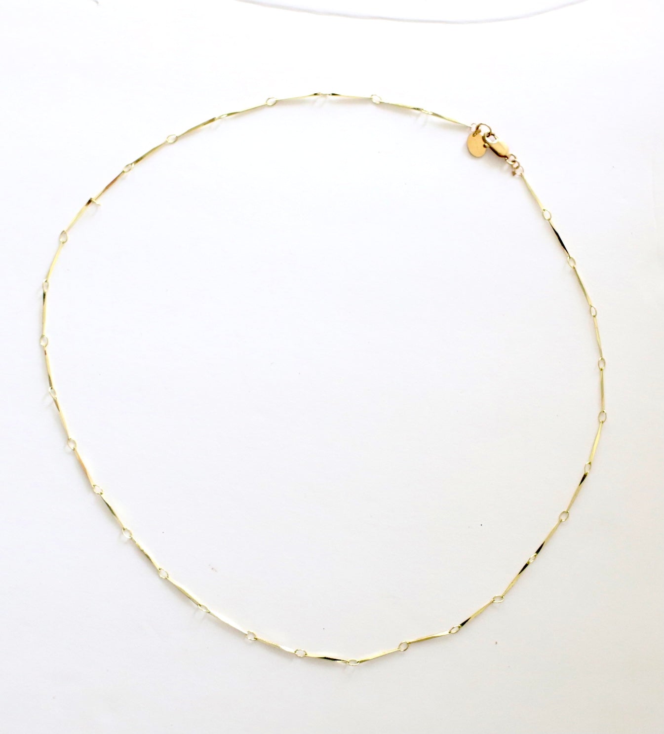 Stylee Lyst Minimalist Marquis Necklace